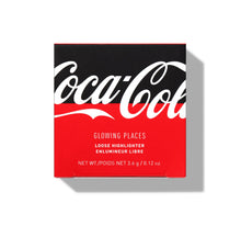 Load image into Gallery viewer, COCA-COLA X MORPHE GLOWING PLACES LOOSE HIGHLIGHTER - SERVE SPARKLING
